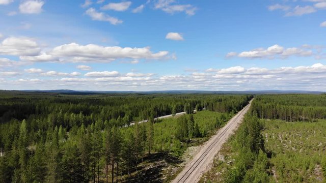 Over the railroad