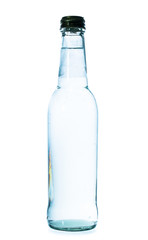 water bottle isolated on white background