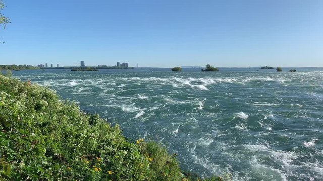 The Lachine Rapids,  Saint Lawrence River