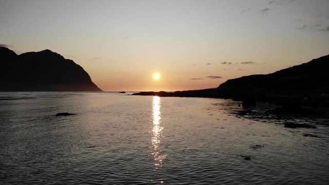 Sunset on the beach