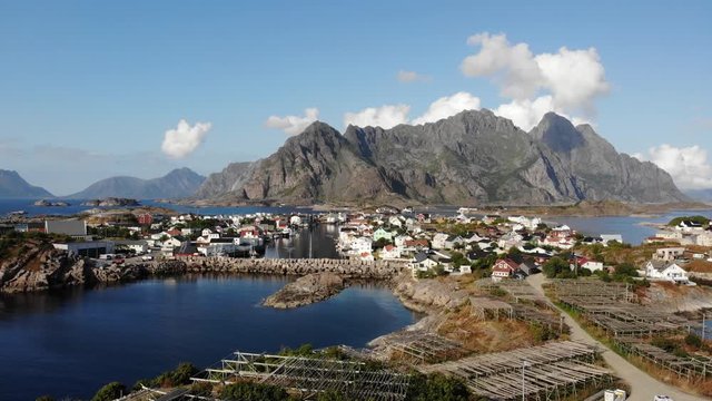 View of the city and mountains