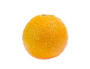 Orange fruit isolated on white background
