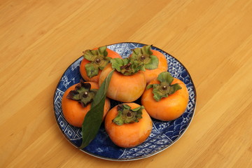persimmon fruit in Okayama, Japan