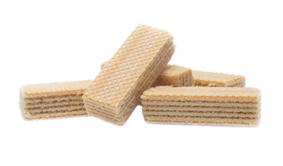 Wafers stick isolated on white background