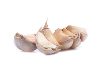 garlic isolated on white background