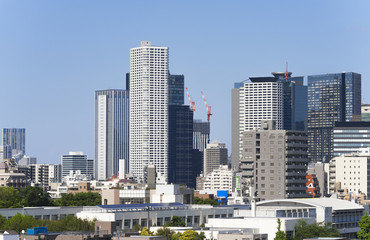 東京風景 新宿　高層ビル群　2019　西新宿