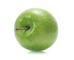 Green apple isolated on white background