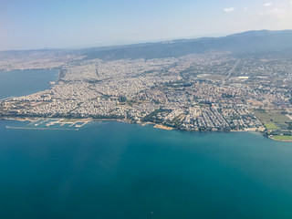Aerial view of Thessaloniki Greece