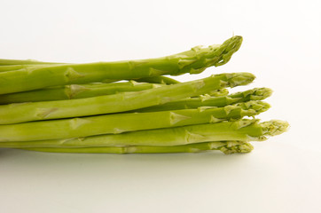 asparagus on white background