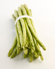 asparagus on white background