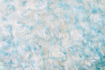 Blue Cotton wool texture for background