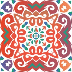 Antique talavera tiles patchwork.