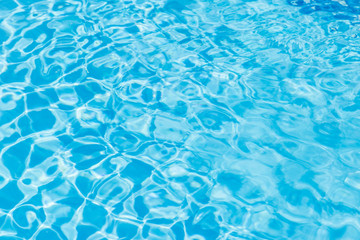 Blue water rip wave reflection