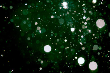 Abstract blur green bokeh