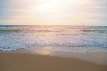Sand wave at the beach