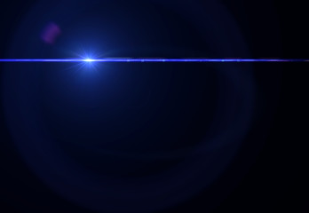 Isolated bokeh on black background. Overlays, overlay, light transition, effects sunlight, lens flare. High-quality stock image of sun rays or flare glow isolated on black background for design