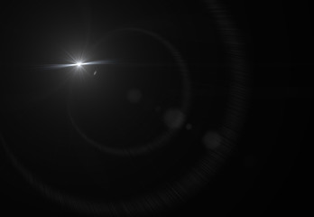 Overlay, flare light transition, effects sunlight, lens flare, light leaks. High-quality stock images of warm sun rays light effects, overlays or golden flare isolated on black background for design