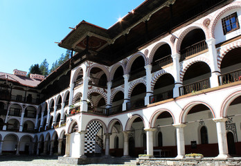 Naklejka premium ブルガリア リラ修道院