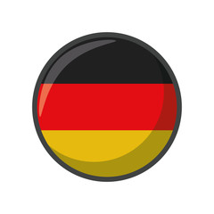 Isolated germany flag icon block design