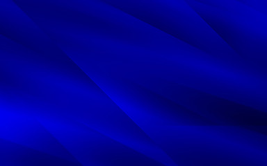 Dark deep blue background with abstract graphic elements.