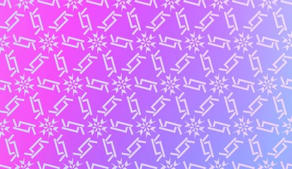 Decorative Pattern With Triangles Style. Blurred Gradient Background. Bright Color. For Banner Template, Flyer, Invitation Card. Vector Illustration