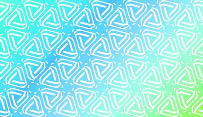 Pattern With Abstract Illusion Triangles. Gradient background. Vector Illustration. Design For Paper, Flyer, Presentation, Invitation Card