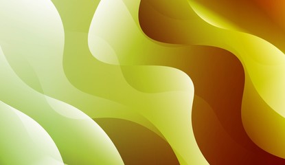 Template Abstract Background With Curves Lines. For Flyer, Brochure, Booklet And Websites Design Vector Illustration with Color Gradient.