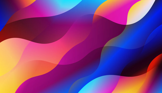 Abstract Shiny Waves. For Flyer, Brochure, Booklet And Websites Design Vector Illustration.