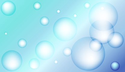 Abstract illustration with blurred drops. For flyer, brochure, booklet and websites design Bright Gradient Color Vector illustration.