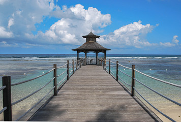 pier on the ocean
