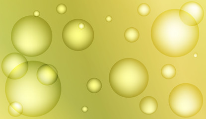 Background with bubbles. Design for your header page, ad, poster, banner. Pastel Gradient Color Vector illustration.