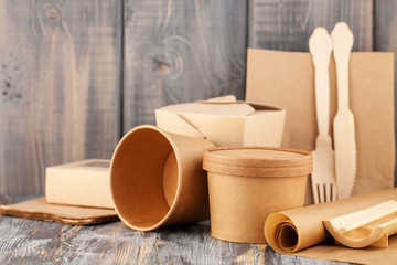 Craft paper tableware