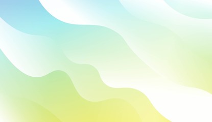 Template Modern Background With Curves Lines. Design For Cover Page, Poster, Banner Of Websites. Vector Illustration with Color Gradient.