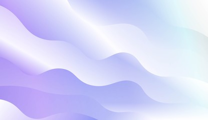 Modern Wavy Background. For Template Cell Phone Backgrounds. Vector Illustration with Color Gradient.