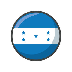 Isolated honduras flag icon block design