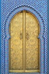 Tür des Königspalastes in Fès, Marokko. © Rosa Frei
