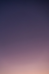 beautiful sky with purple to orange gradient colour 