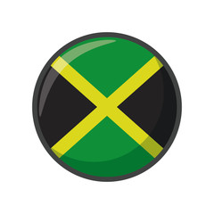 Isolated jamaica flag icon block design