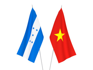 Honduras and Vietnam flags