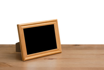photo frame on table
