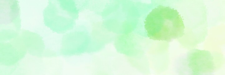 Fototapeta na wymiar abstract round clouds banner honeydew, pale green and tea green background with space for text or image