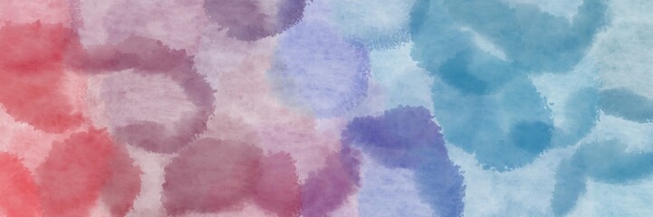 square graphic with magic circles banner pastel purple, cadet blue and mulberry  background with space for text or image