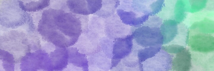 abstract futuristic circles banner light pastel purple, slate blue and pastel blue background with space for text or image