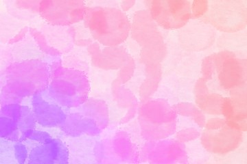 square graphic with confetti circles pastel pink, violet and light pink background with space for text or image