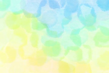 abstract confetti clouds light golden rod yellow, lemon chiffon and baby blue background with space for text or image