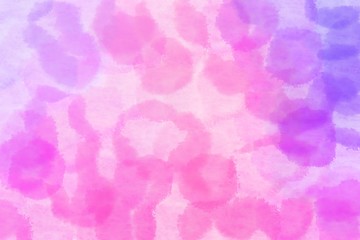 square graphic with confetti circles plum, violet and pastel pink background with space for text or image