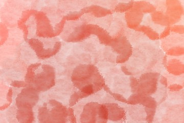 square graphic with futuristic bubbles dark salmon, burly wood and light coral background with space for text or image