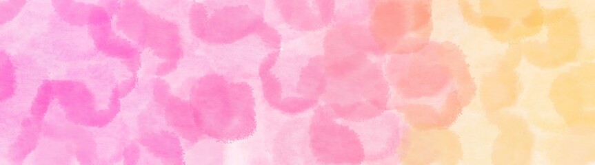 Fototapeta na wymiar abstract shiny bubbles wide banner. pink, light pink and skin background with space for text or image