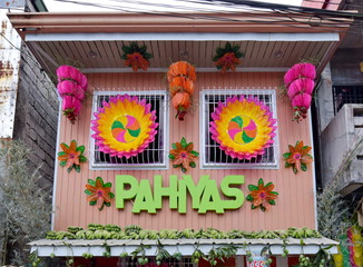 Fototapeta na wymiar Pahiyas Festival. Lucban Quezon, Philippines