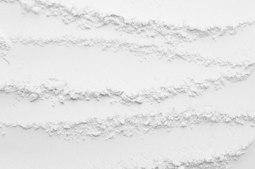 White abstract striped powder texture with horizontal waves. - obrazy, fototapety, plakaty